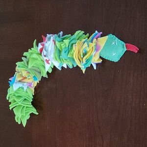 Large Hand crafted Snuffle Sniffer Snake enrichment toy for cats